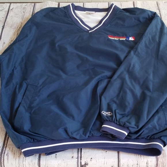 rawlings baseball pullover jacket